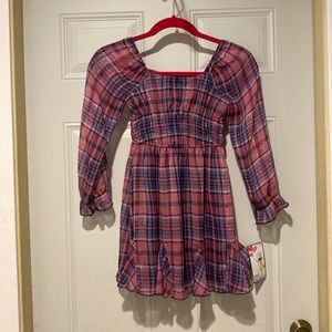 Three Pink Hearts Trixxi dress with necklace